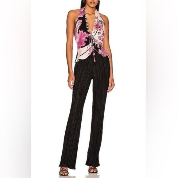 NWT Free People Hot Tropics Tank In Dark Combo - Picture 3 of 7